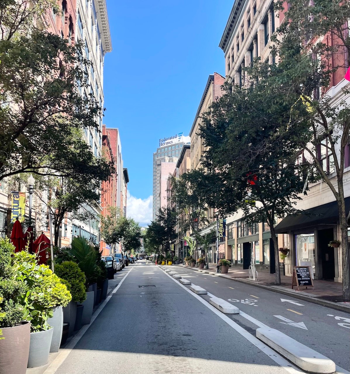 Downtown Pittsburgh streets