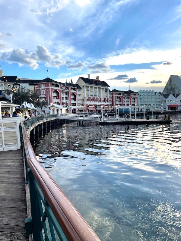 View of the Disney World Boardwalk