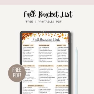 75 Fall Bucket List Ideas for Autumn Weekends (+Free Printable ...